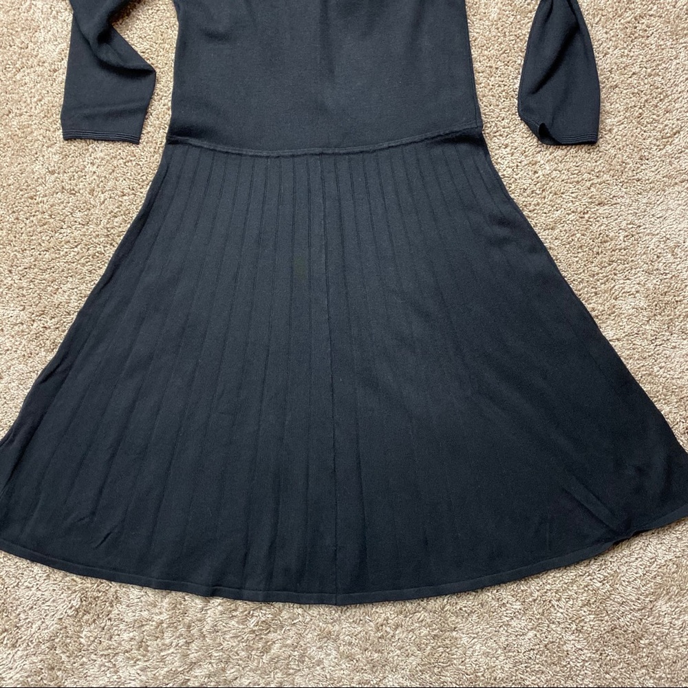 Talbots New Black Sweater Dress Classic M - Picture 4 of 6